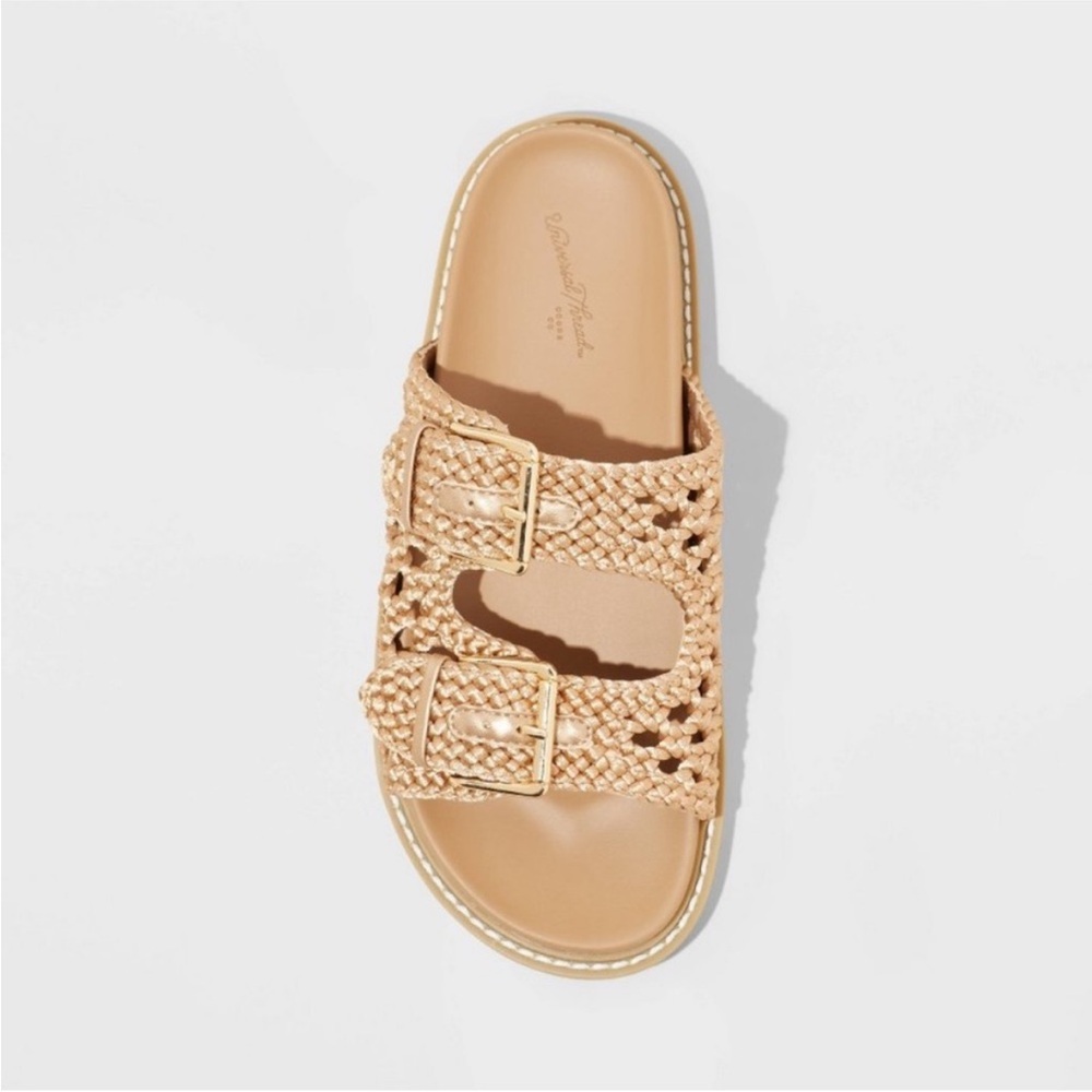 Universal Thread Women’s Kylie Crochet Footbed Sandals Size 11